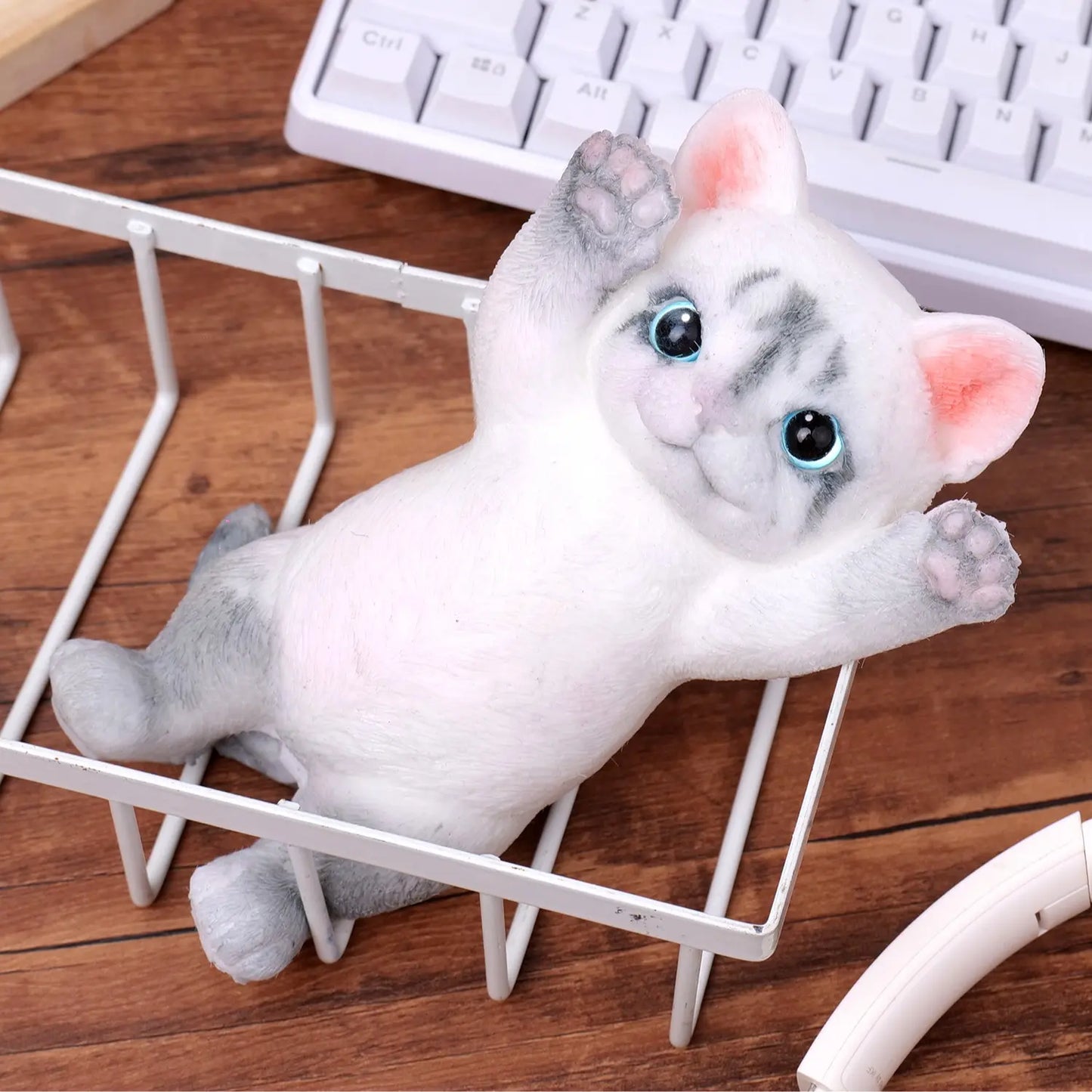 Large Handmade Taba Squishy Cat and Dog Toy - Hyperrealistic Kawaii Cat Simulation for Stress Relief and Autism Support, Silicone Squeeze Toy
