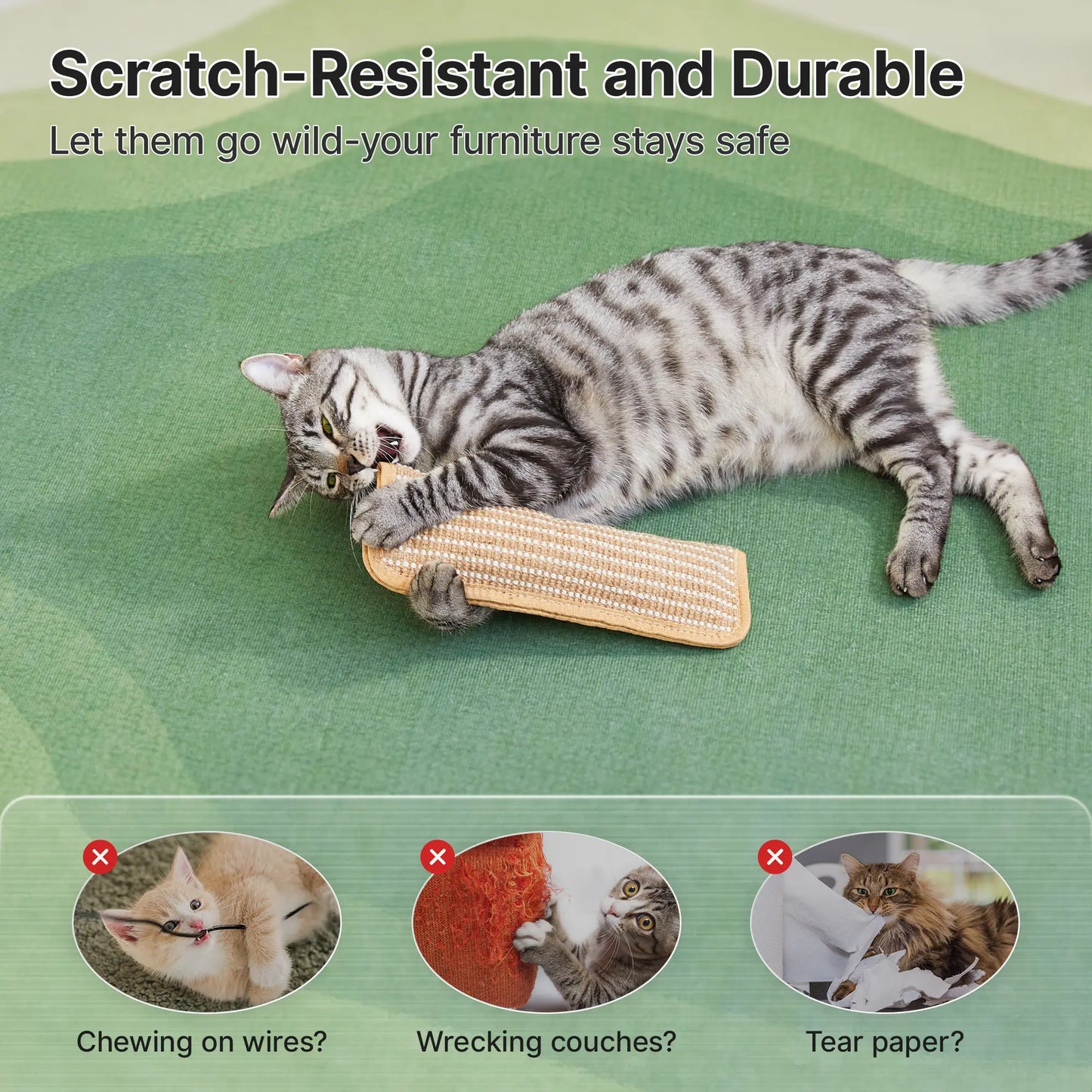Potaroma Cat Toys Set of 2, Soft Sisal Indoor Scratching and Kicker Toys for Engaging Playtime