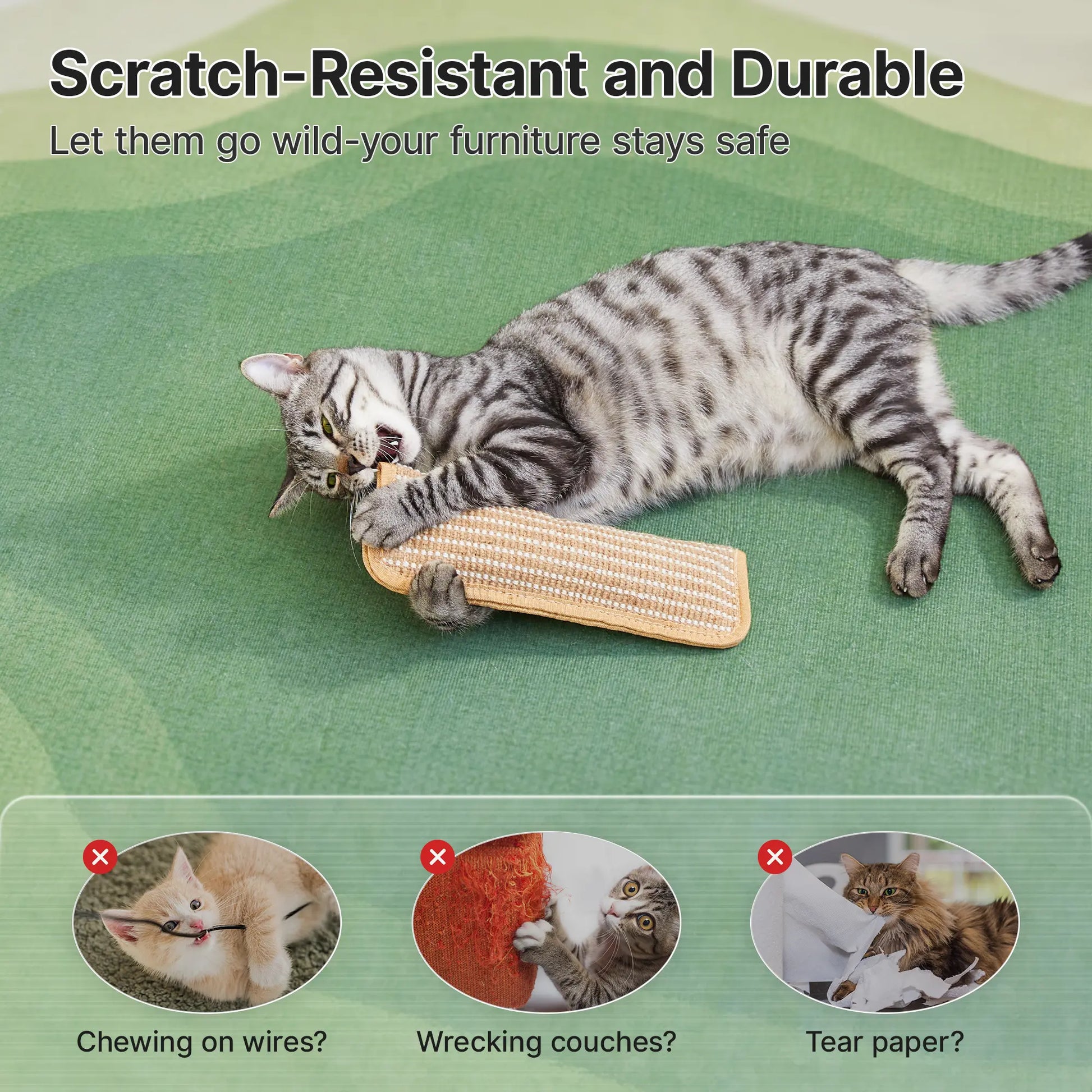 Potaroma Cat Toys Set of 2, Soft Sisal Indoor Scratching and Kicker Toys for Engaging Playtime