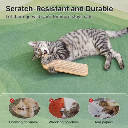 Potaroma Cat Toys Set of 2, Soft Sisal Indoor Scratching and Kicker Toys for Engaging Playtime