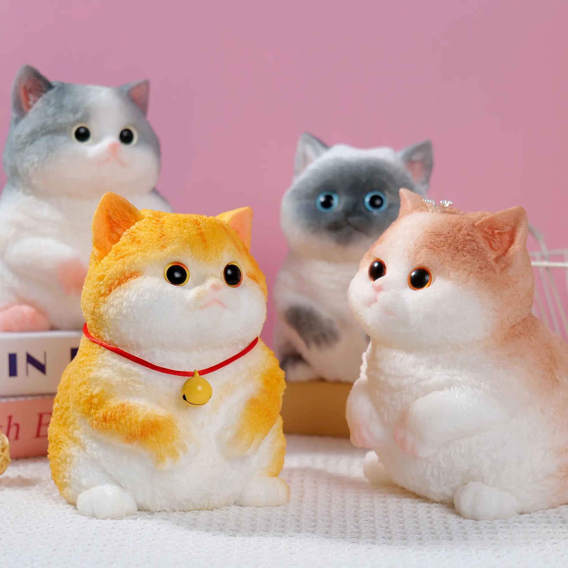 Large Handmade Taba Squishy Cat and Dog Toy - Hyperrealistic Kawaii Cat Simulation for Stress Relief and Autism Support, Silicone Squeeze Toy